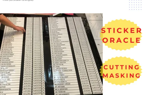 Cetak Stiker Oracal Custom
