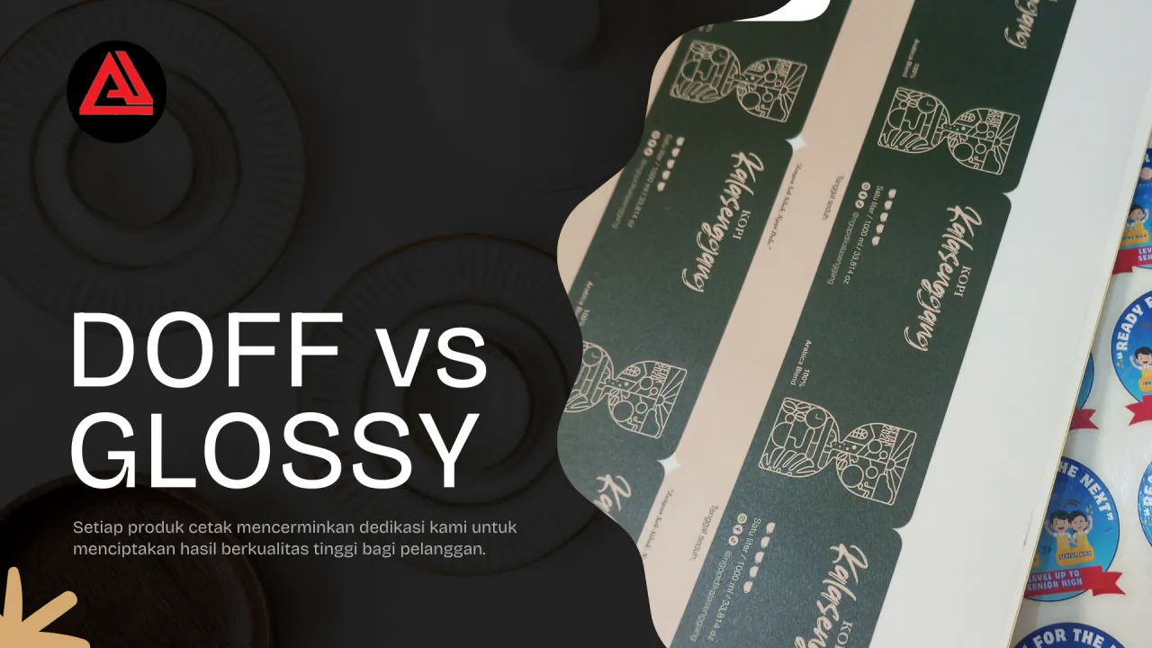 Laminasi Doff vs Laminasi Glossy: Mana yang Paling Cocok untuk Cetakan Anda?