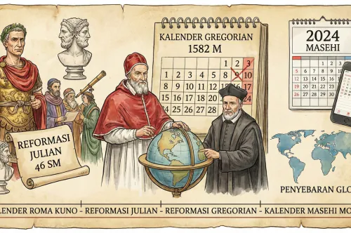 Sejarah Kalender Masehi: 7 Fakta Penting, Asal-Usul, dan Alasan Dunia Memakainya Hingga Sekarang