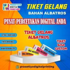 Menyediakan Gelang Tiket Acara Event/Acara Custom Event Indoor