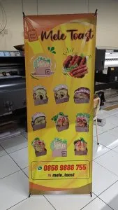 X Banner Uk. 160 x 60 cm / Standing Banner Flexy Murah Bagus