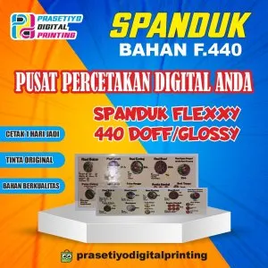 Cetak Spanduk Flexy korea 440 Costome Design Dan Ukuran