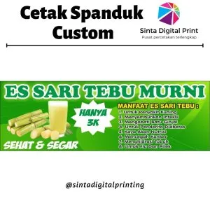 Cetak Spanduk Es Tebu
