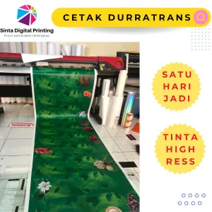 Cetak Sticker Neon Box Indoor Duratrans