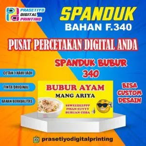Spanduk/Banner Flexy 340 Bisa Custom Desain Dan Size